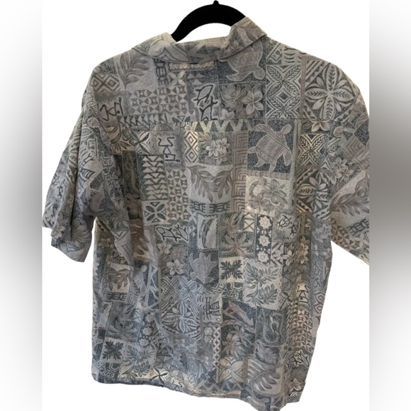 RJC Hawaiian Shirt Mens Large Made in USA Turtles Made In Hawaii - Picture 3 of 7